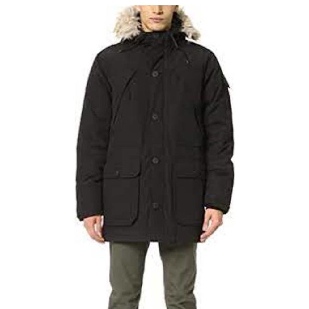Penfield Hoosac Hooded Down Mountain Black Parka size Small
